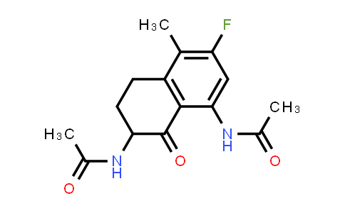 CAS No. 143655-70-3, N,N'-(3-Fluoro-4-methyl-8-oxo-5,6,7,8-tetrahydronaphthalene-1,7-diyl)diacetamide