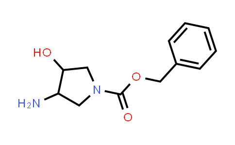 CAS No. 143656-79-5, Benzyl 3-amino-4-hydroxypyrrolidine-1-carboxylate