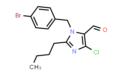 CAS No. 143722-29-6, 3-[(4-Bromophenyl)methyl]-2-butyl-5-chloroimidazole-4-carbaldehyde