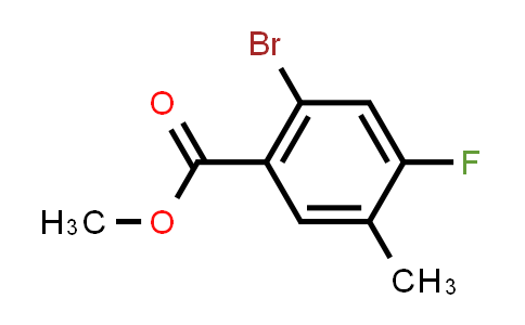 CAS No. 1437780-13-6, Methyl 2-bromo-4-fluoro-5-methylbenzoate