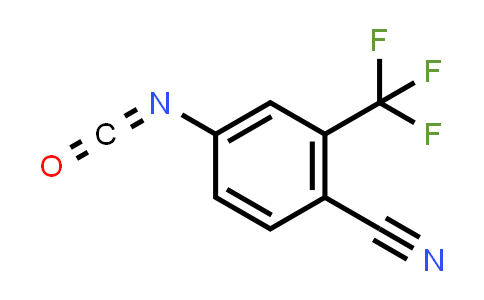 CAS No. 143782-18-7, Benzonitrile, 4-isocyanato-2-(trifluoromethyl)-