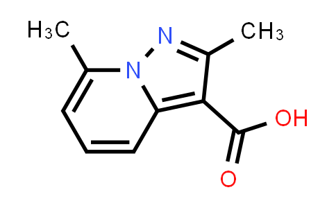 CAS No. 143803-85-4, 2,7-Dimethylpyrazolo[1,5-a]pyridine-3-carboxylic acid