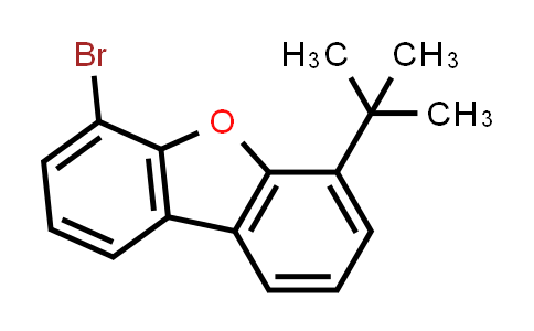 CAS No. 1438391-33-3, 4-Bromo-6-(tert-butyl)dibenzo[b,d]furan