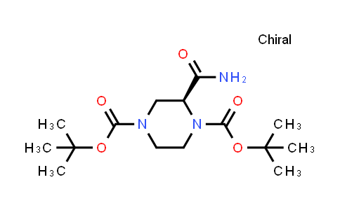 1438393-12-4 | (S)-di-tert-butyl 2-carbamoylpiperazine-1,4-dicarboxylate