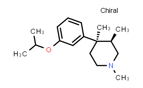 CAS No. 143919-34-0, (3R,4R)-4-(3-isopropoxyphenyl)-1,3,4-trimethylpiperidine