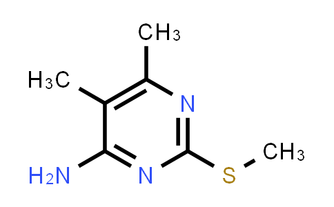 CAS No. 14394-63-9, 5,6-Dimethyl-2-(methylthio)-4-pyrimidinamine