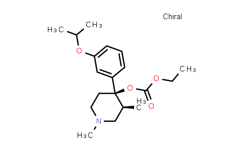 CAS No. 143957-08-8, Ethyl ((3S,4R)-4-(3-isopropoxyphenyl)-1,3-dimethylpiperidin-4-yl) carbonate