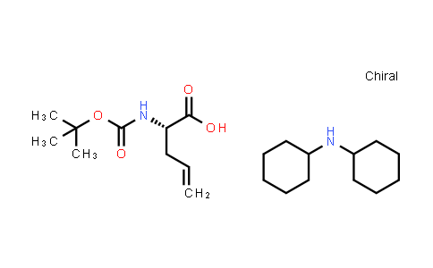 CAS No. 143979-15-1, Dicyclohexylamine (S)-2-((tert-butoxycarbonyl)amino)pent-4-enoate