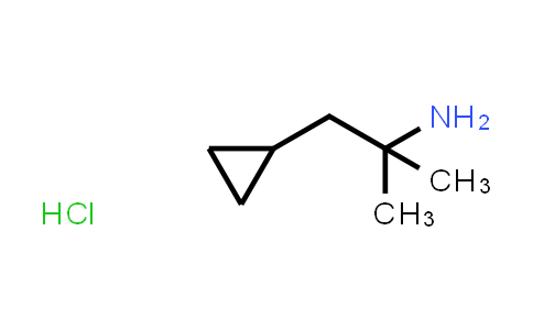CAS No. 1439896-40-8, 1-Cyclopropyl-2-methylpropan-2-amine hydrochloride