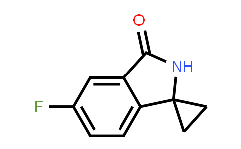 CAS No. 1440520-03-5, 5'-Fluorospiro[cyclopropane-1,1'-isoindolin]-3'-one
