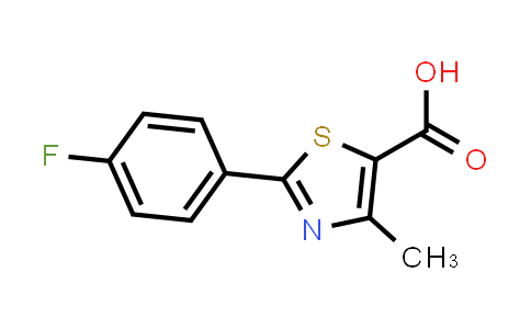 CAS No. 144060-99-1, 2-(4-Fluorophenyl)-4-methylthiazole-5-carboxylic acid