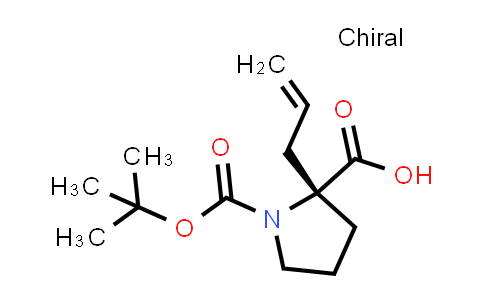 144085-23-4 | (R)-2-Allyl-1-(tert-butoxycarbonyl)pyrrolidine-2-carboxylic acid