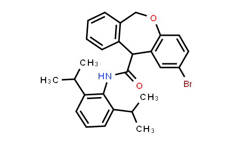 CAS No. 144170-10-5, N-[2,6-Bis(1-methylethyl)phenyl]-2-bromo-6,11-dihydrodibenz[b,e]oxepin-11-carboxamide