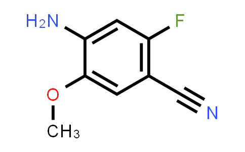 CAS No. 1441723-24-5, 4-Amino-2-fluoro-5-methoxybenzonitrile