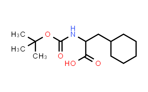 CAS No. 144186-13-0, 2-((tert-Butoxycarbonyl)amino)-3-cyclohexylpropanoic acid