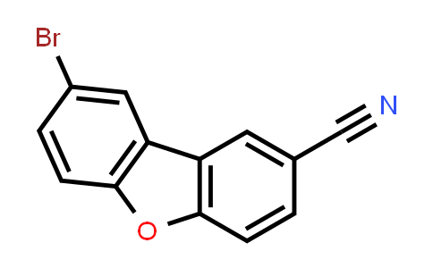 CAS No. 1442648-14-7, 8-Bromodibenzo[b,d]furan-2-carbonitrile