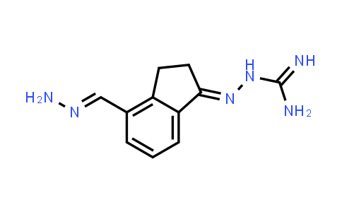 MC523978 | 1443105-76-7 | Hydrazinecarboximidamide, 2-[4-(aminoiminomethyl)-2,3-dihydro-1H-inden-1-ylidene]-, (2E)-