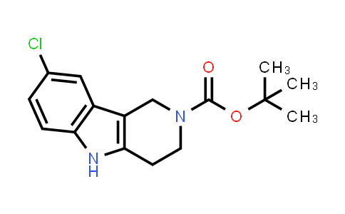 CAS No. 1443129-65-4, tert-Butyl 8-chloro-3,4-dihydro-1H-pyrido[4,3-b]indole-2(5H)-carboxylate