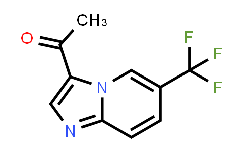 CAS No. 1443145-79-6, 1-(6-(Trifluoromethyl)imidazo[1,2-a]pyridin-3-yl)ethanone