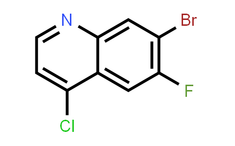 CAS No. 1443378-60-6, 7-Bromo-4-chloro-6-fluoroquinoline