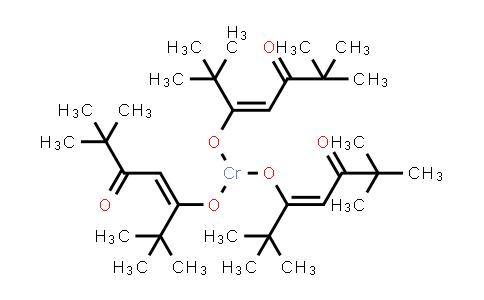 CAS No. 14434-47-0, Tris(2,2,6,6-tetramethyl-3,5-heptanedionato)chromium(III)