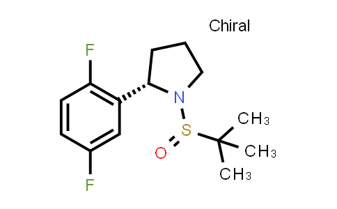 CAS No. 1443538-32-6, (2S)-2-(2,5-Difluorophenyl)-1-[(S)-(1,1-dimethylethyl)sulfinyl]pyrrolidine