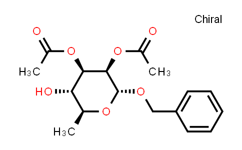 CAS No. 1443651-32-8, (2R,3R,4R,5S,6S)-2-(Benzyloxy)-5-hydroxy-6-methyltetrahydro-2H-pyran-3,4-diyl diacetate