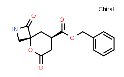 CAS No. 144373-56-8, 5-Oxa-2-azaspiro[3.5]nonane-8-carboxylic acid, 1,6-dioxo-, phenylmethyl ester, (4R,8R)-rel-