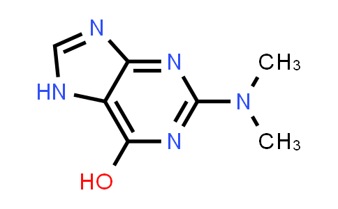 CAS No. 1445-15-4, 2-(Dimethylamino)-7H-purin-6-ol