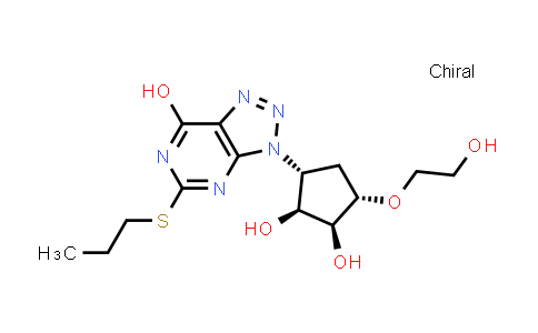 CAS No. 1445580-43-7, (1S,2S,3R,5S)-3-(7-hydroxy-5-(propylthio)-3H-[1,2,3]triazolo[4,5-d]pyrimidin-3-yl)-5-(2-hydroxyethoxy)cyclopentane-1,2-diol