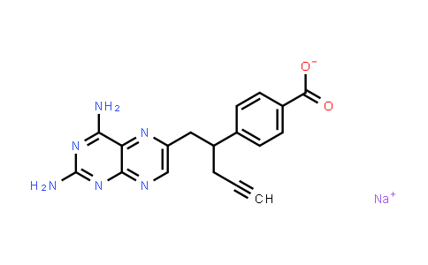 CAS No. 1445586-50-4, Sodium 4-(1-(2,4-diaminopteridin-6-yl)pent-4-yn-2-yl)benzoate