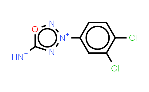 CAS No. 144575-47-3, 1,2,3,4-Oxatriazolium, 5-amino-3-(3,4-dichlorophenyl)-, chloride
