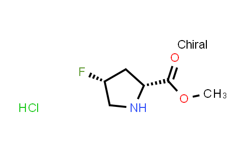 CAS No. 1445948-46-8, Methyl (2R,4R)-4-fluoropyrrolidine-2-carboxylate hydrochloride