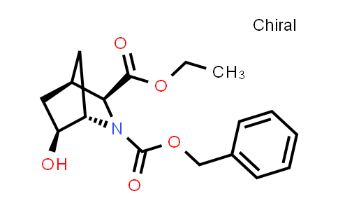 CAS No. 1445949-65-4, 2-Benzyl 3-ethyl (1S,3S,4R,6S)-6-hydroxy-2-azabicyclo[2.2.1]heptane-2,3-dicarboxylate