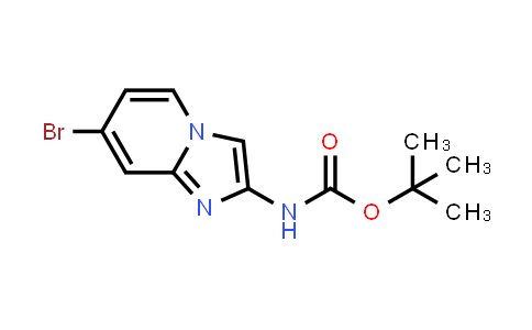 CAS No. 1445951-50-7, tert-Butyl (7-bromoimidazo[1,2-a]pyridin-2-yl)carbamate