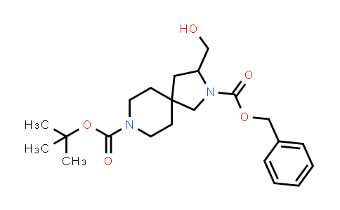 CAS No. 1445951-71-2, 2-Benzyl 8-(tert-butyl) 3-(hydroxymethyl)-2,8-diazaspiro[4.5]decane-2,8-dicarboxylate