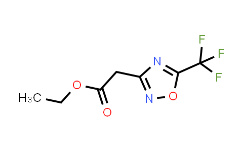 CAS No. 1445951-91-6, Ethyl 2-(5-(trifluoromethyl)-1,2,4-oxadiazol-3-yl)acetate