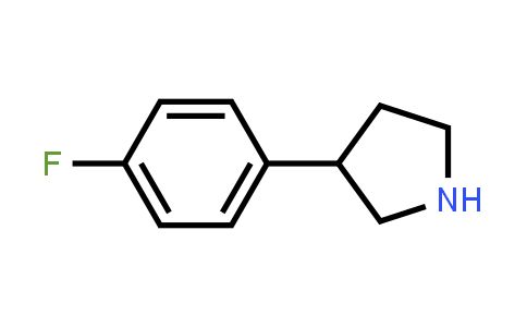 CAS No. 144620-11-1, 3-(4-Fluorophenyl)pyrrolidine