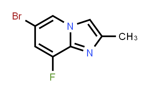 CAS No. 1446334-75-3, 6-Bromo-8-fluoro-2-methylimidazo[1,2-a]pyridine