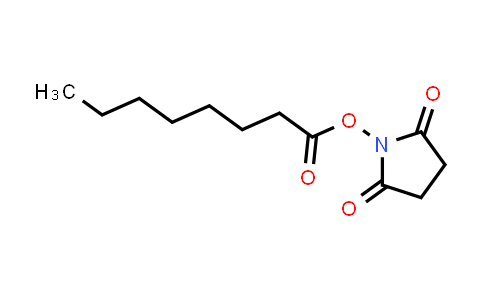CAS No. 14464-30-3, 2,5-Pyrrolidinedione, 1-[(1-oxooctyl)oxy]-