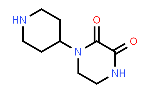 CAS No. 1446407-30-2, 1-(Piperidin-4-yl)piperazine-2,3-dione
