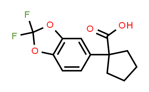 CAS No. 1446408-26-9, 1-(2,2-Difluoro-2H-1,3-benzodioxol-5-yl)cyclopentane-1-carboxylic acid