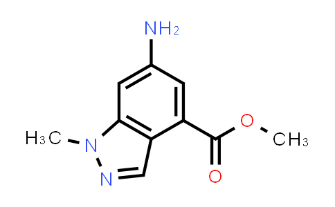 CAS No. 1446413-89-3, 1H-Indazole-4-carboxylic acid, 6-amino-1-methyl-, methyl ester