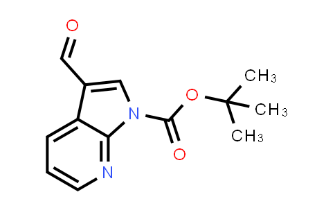 CAS No. 144657-66-9, tert-Butyl 3-formyl-1H-pyrrolo[2,3-b]pyridine-1-carboxylate