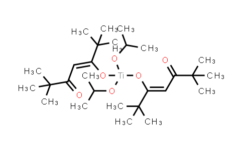 CAS No. 144665-26-9, Titanium(IV) diisopropoxidebis(2,2,6,6-tetramethyl-3,5-heptanedionate)