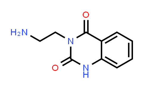 CAS No. 144734-40-7, 2,4(1H,3H)-Quinazolinedione, 3-(2-aminoethyl)-
