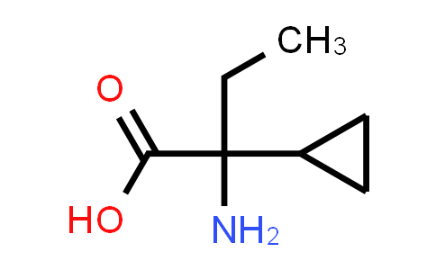 CAS No. 1447364-68-2, 2-Amino-2-cyclopropylbutanoic acid