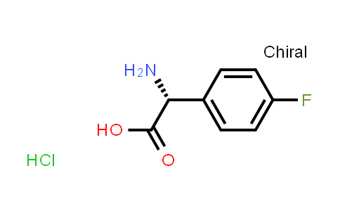 CAS No. 144744-41-2, (R)-2-Amino-2-(4-fluorophenyl)acetic acid hydrochloride