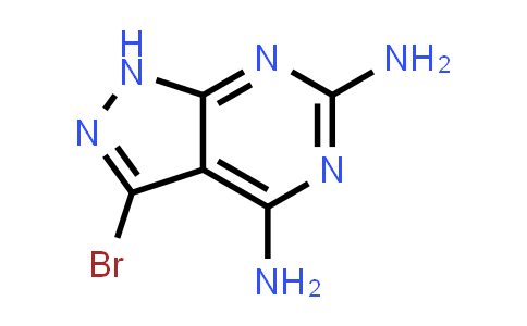CAS No. 144750-82-3, 3-Bromo-1H-pyrazolo[3,4-d]pyrimidine-4,6-diamine