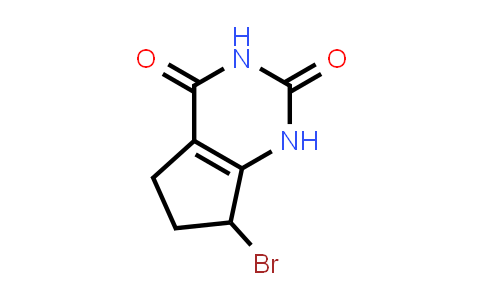 CAS No. 1447671-23-9, 7-Bromo-6,7-dihydro-1H-cyclopenta[d]pyrimidine-2,4(3H,5H)-dione